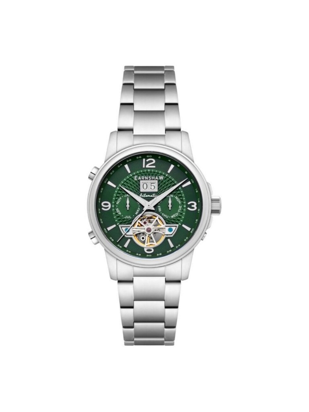 NWT Thomas Earnshaw Marylebone Green Dial Men's Watch